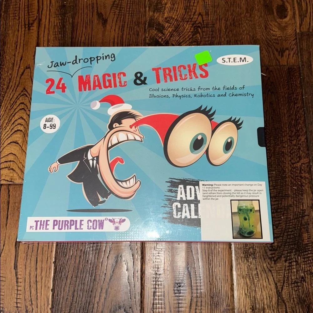 NWT The Purple Cow Magic & Tricks Advent Calendar